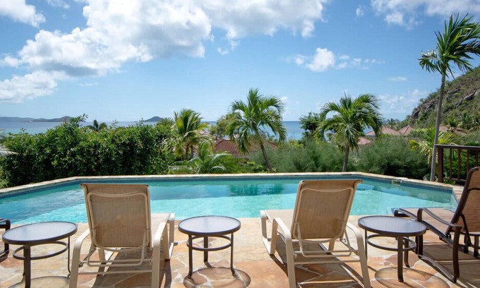 Spanish Town Villa | Loblolly in Mahoe Bay by Personal Villas - Immersive Freshwater Pool and Caribbe