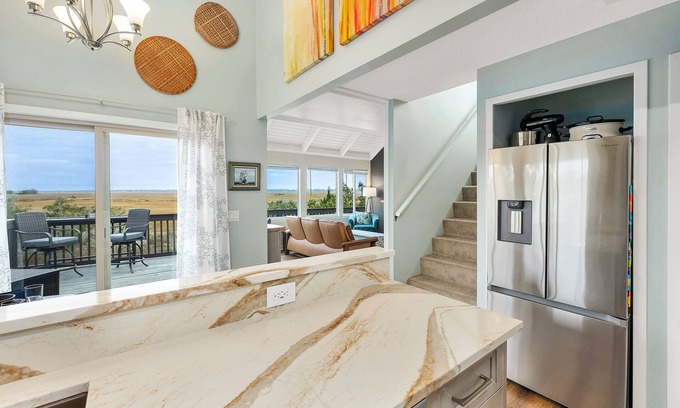 St. Simons Island House | Located in Sea Palms with beautiful Marsh views!