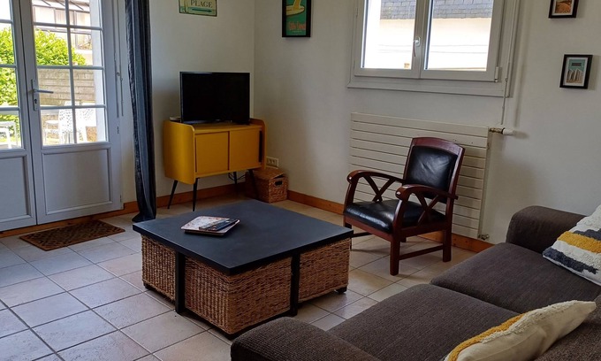 Larmor-Plage Apartment | Location Appartement Avec Jardin 6 Couchages Larmor Plage à 5 mn des Plages