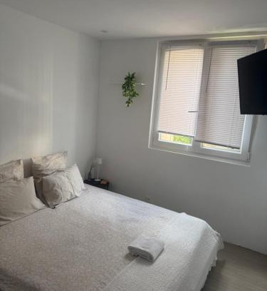 Le Ray House | Location In private security residence with free parking, 1 minute from tramway, 9 minutes from de center, accessible all transports