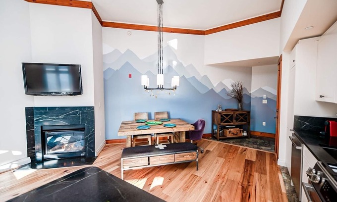 Stowe Area Condo | Lodge at Spruce Peak! Amazing 2 BR ! Ski In-Out!