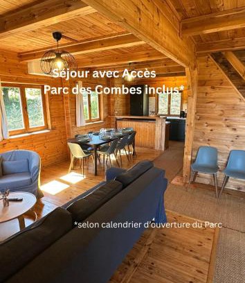 Le Creusot Ski Chalet | Lodge du Parc des Combes avec Accès Parc inclus