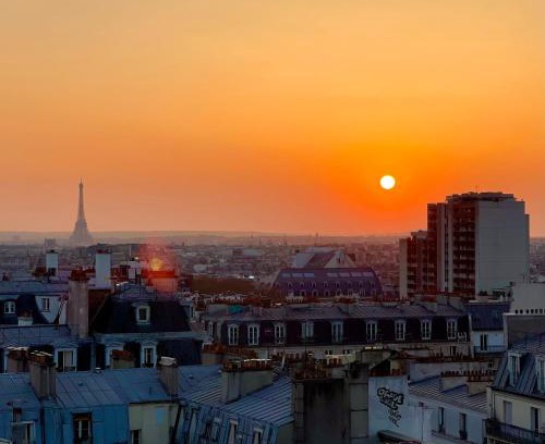Quartier de la Folie-Mericourt Apartment | Loft 80m2 Parking Vues magiques