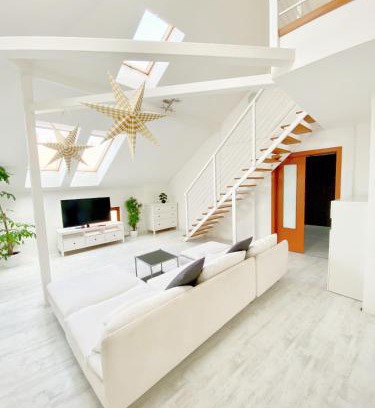 Terezvaros Apartment | Loft with Rooftop and Free parking in Garage