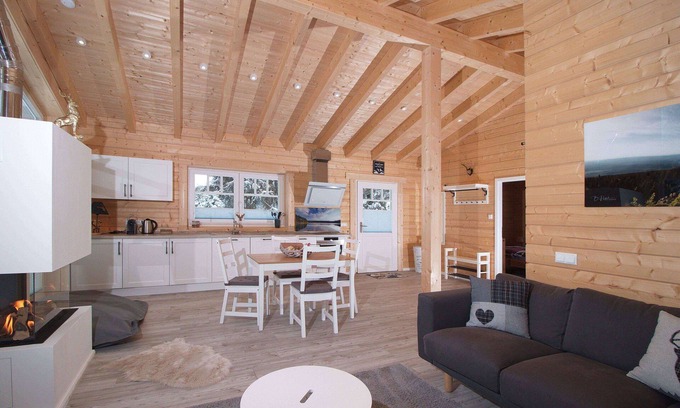 Clausthal-Zellerfeld House | Log cabin by the lake with sauna and fireplace in the middle of the Harz mountains and forests