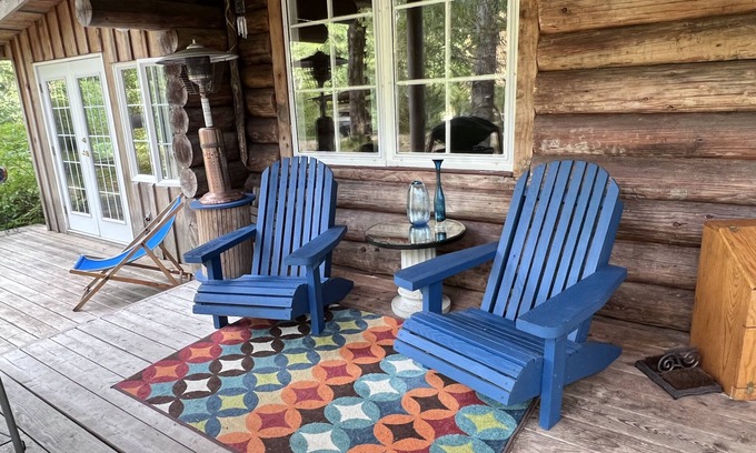Lake Cowichan Cabin | Log Cabin on River Acreage
