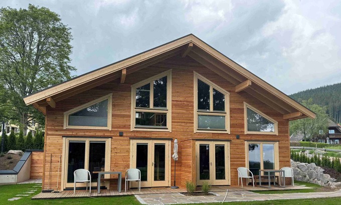 Saig Apartment | Log cabin with 70 sqm, 2 bedrooms, 1 living/sleeping area, max. for 6 persons