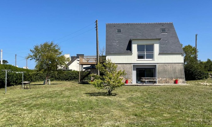 Saint-Pabu House | Logement pour 6 personnes 800 m des plages