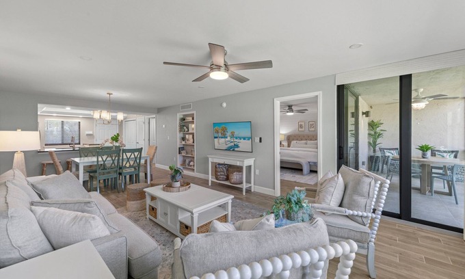 Sanibel Condo | Loggerhead Cay 411 beautifully designed steps to beach!