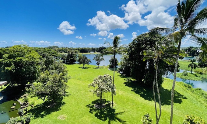 Hilo Condo | Loko Kai Nani - Stunning Lagoon Views, Pool, A/C