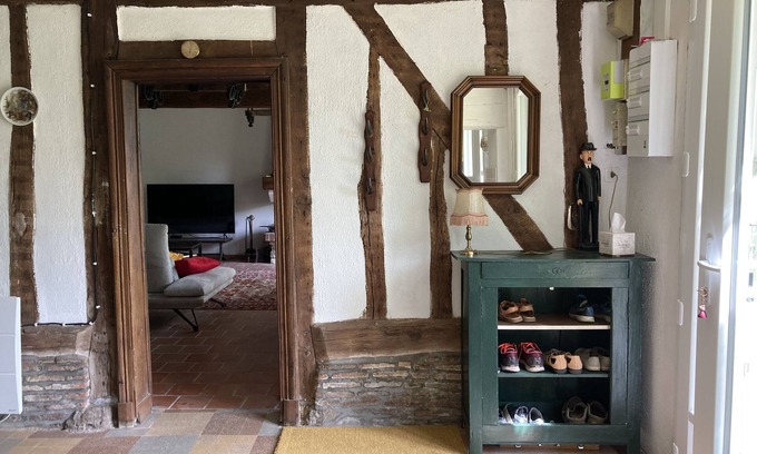 Chailly-en-Gatinais Other | Longère Renovée, Maison de Campagne à Colombage Avec Cheminée Proche Foret