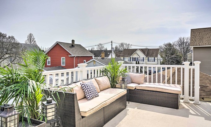 Long Branch Apartment | Long Branch Apartment: 1 Mi to Beach, Pier Village