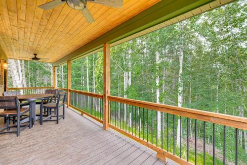 Green Mountain House | Long-Range Views Blue Ridge Mtn Cabin with 3 Decks