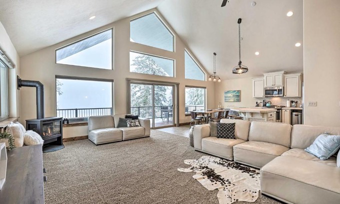 Loon Lake House | Loon Lake Waterfront Retreat 2 Decks and Dock!