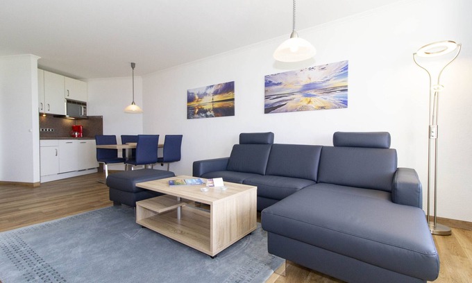 Duhnen Apartment | Lord Nelson App.706-40m² vacation apartment in Döse, close to the beach, swimming pool and sauna
