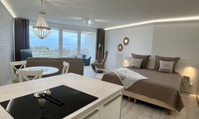 Duhnen Apartment | Lord Nelson App.605-40m² vacation apartment in Döse, close to the beach, swimming pool and sauna