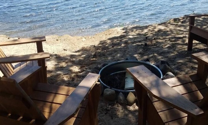 Hawks Cabin | Lost Lake Getaway (Hawks, MI): Lakefront fun for the entire family! 20 minutes from Rogers City!