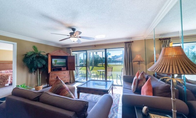 Panama City Beach Condo | Lost Shaker Of Salt-Edgewater Villa 2708-1st Floor-3 BR-Pool & Tennis! Stay Salty!
