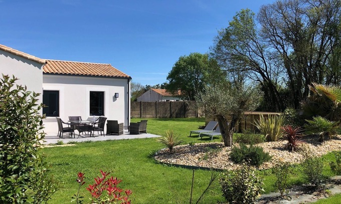 Chambon House | "louisianne" Maison Neuve Avec Piscine Entre mer et Campagne Pour 6 Personnes