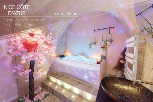 Saint Pierre de Feric Apartment | Love Room avec 2 Jacuzzi Balnéo, Parking