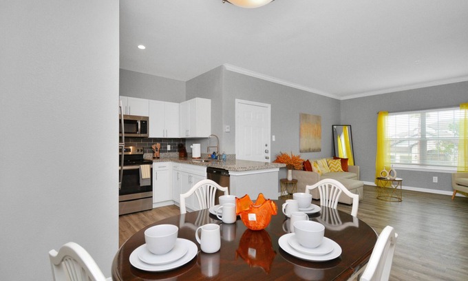 Central Southwest Apartment | Lovely 1 Bdrm Near Medical Center & NRG w/Pool & W/D