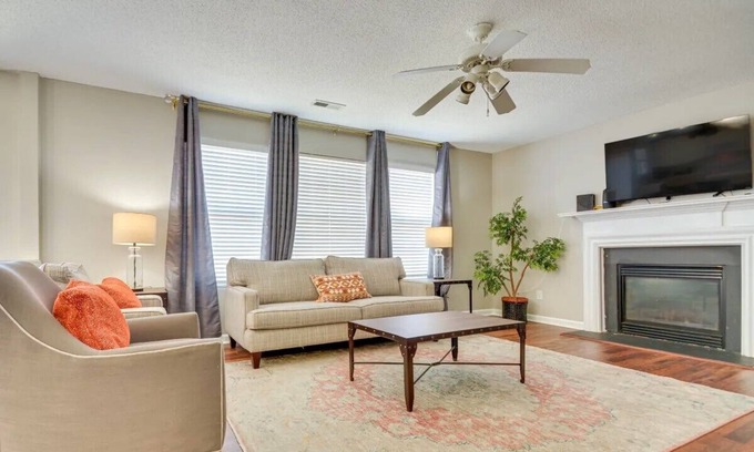 Southeast Raleigh House | Lovely 4-br home-away-from-home with AC, WiFi, office TVs internet near Downtown