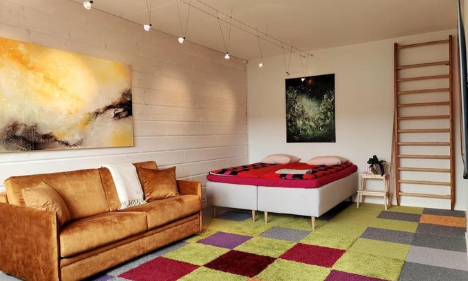 Tampere Apartment | Lovely 7th floor studio full of color, enjoy!