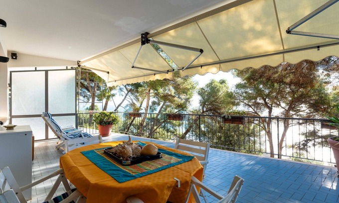 Capo Mimosa-Rollo Apartment | Lovely apartment for 4 guests with WIFI, balcony and panoramic view
