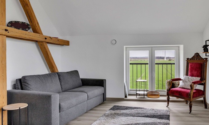 Bramstedtlund Apartment | Lovely apartment for 10 guests with WIFI, TV, terrace, pets allowed and panoramic view