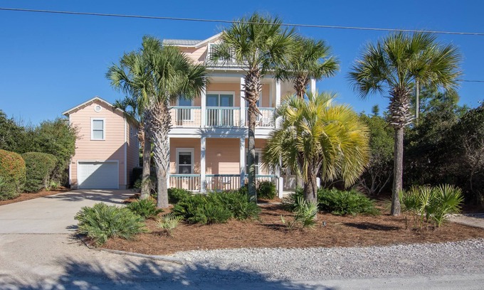 Santa Rosa Beach House | Lovely Coral Reef 5 B/R, 5 Bath, Private Pool.