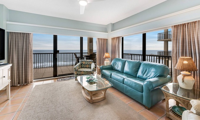 Orange Beach Condo | Lovely, Eighth-Floor Condo w/Shared Pool, Tennis Court, Sauna + WiFi, Central AC