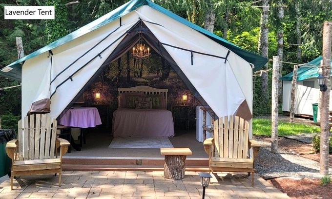 Lilliwaup Other | Lovely Glamping Tents for Romantic Weekends in Nature in Washington