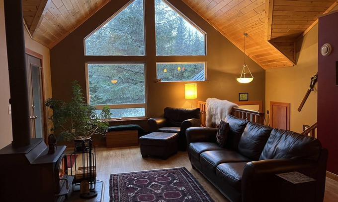 Bear Creek House | Lovely home in the woods, with hot tub and campfire ring