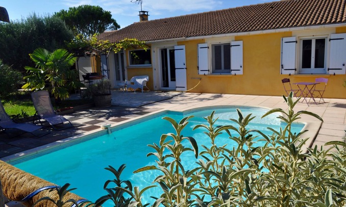 Cleon-d'Andran House | Lovely house with landscaped garden and private pool.