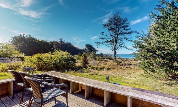 Sea Ranch House | Lovely Meadow Cottage with Hot Tub, Gardens, Shared Pool, & Ocean Views