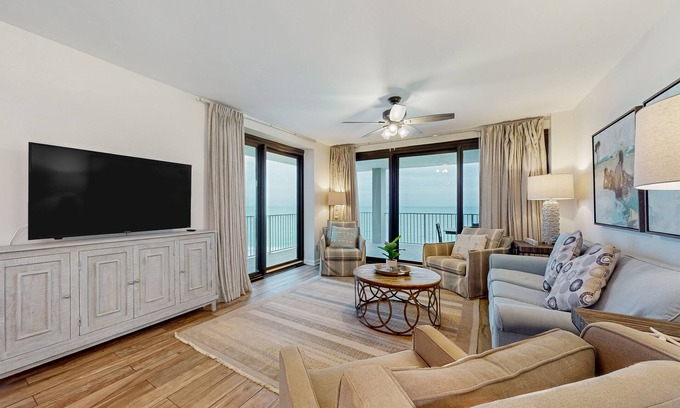 Orange Beach Condo | Lovely resort condo with spectacular Gulf views, pool & tennis