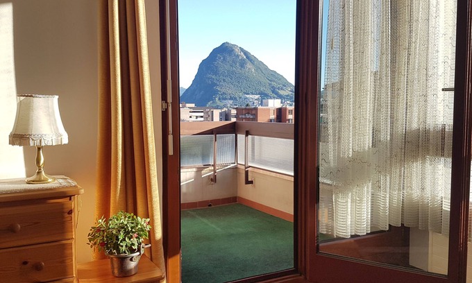 Viganello Condo | Lugano, Near Lake & Old Town: free parking, views!