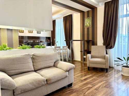 Rivne Apartment | Lux apartments in the city center with a coffee machine, view of a theater, near Zlata Plaza