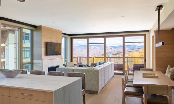 Snowmass Village Condo | Luxe 2 Bedroom Ski In, Ski Out Residence in Snowmass Base Village