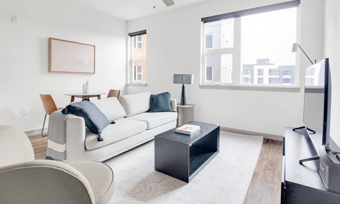 Old Ballard Apartment | Luxe Ballard 1BR w/ Gym, BBQ & A+ Views, blocks to dining, by Blueground