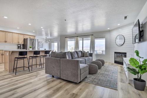 St. George Apartment | Luxe Family Condo with Mtn View and Resort Perks!