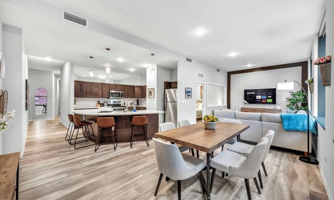 Gateway District Apartment | Luxe Flat w/Heated Pool & Sauna Gym Heart of DT