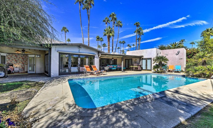 Deep Well Ranch House | Luxe Palm Springs Home w/Backyard Oasis!