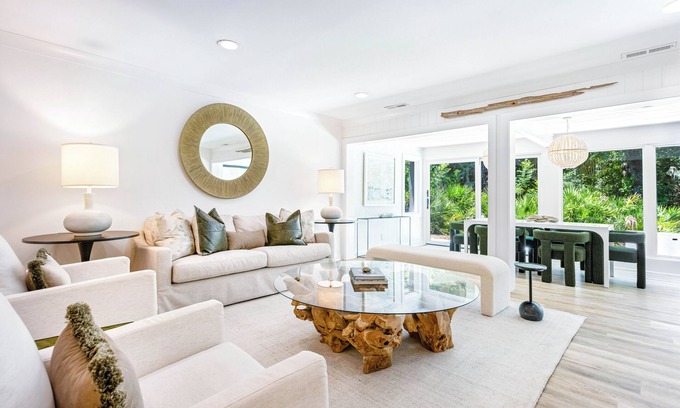 Hilton Head Island Condo | Luxe Villa, 3 Min Walk to Beach, Pet Friendly, Office, Outdoor Fire Table