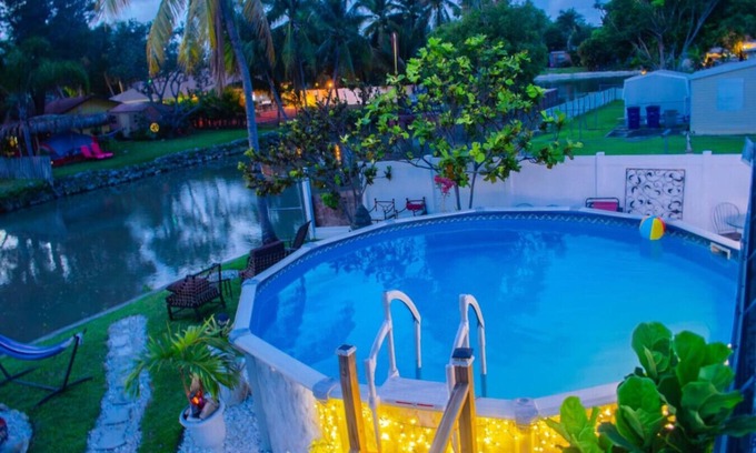 Hallandale Beach House | LUXE ZEN WATER King Heated Pool,Hot Spot