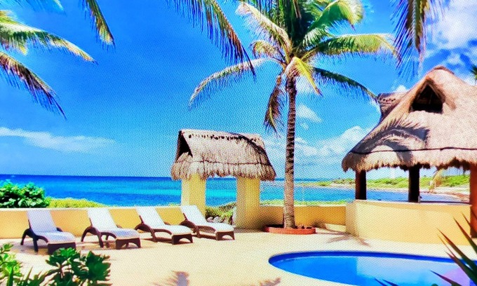 Majahual Apartment | LUXERY BEACHFRONT VILLA! YOU GOTTA SEE THIS PLACE! 2/2 Ph!
