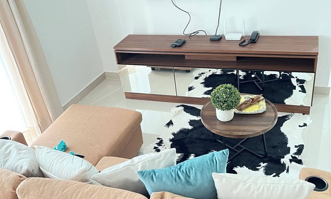 Santiago Province Apartment | Luxury 2-bedroom apartment with AC, fitness room in Santiago de los Caballeros