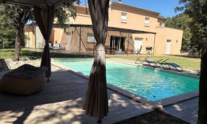Labastide-de-Virac House | Luxurious 4-Star Villa for 6 with Private Pool near Ardèche Gorges