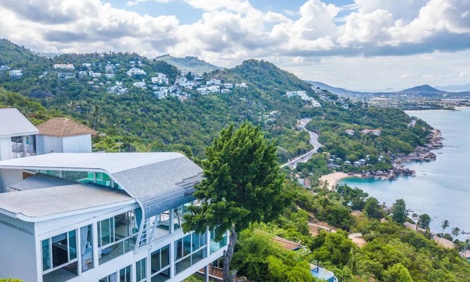 Lamai Villa | Luxurious 5-bedroom villa with infinity pool, sea views, and close to Coral Cove Beach