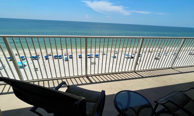 Gulf Shores Condo | Luxurious Crystal Shores W 207 Beachfront 2 BR Sleeps 6 Indoor/outdoor pool